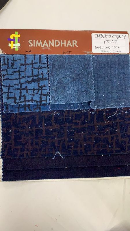 Indigo Printed Suiting Fabrics