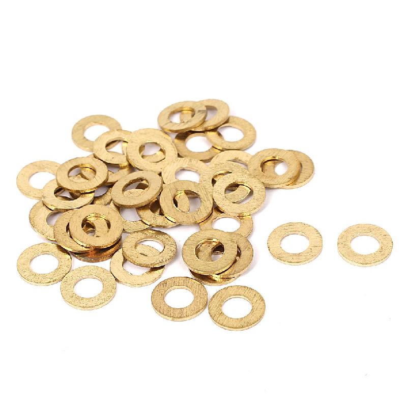 Round Polished Brass Washers, for Fittings, Size : 0-15mm, 15-30mm, 30-45mm, 45-60mm