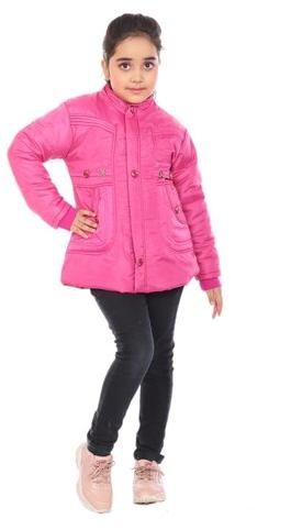 Nylon Kids Jacket, Color : Pink