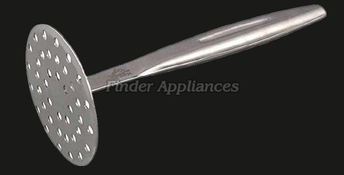 Polished Stainless steel Potato Masher, for Restaurant, Color : Silver