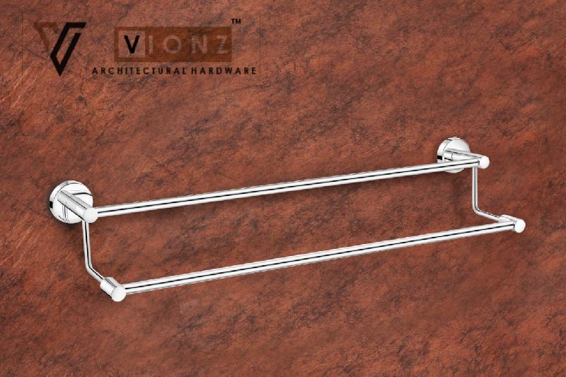 Square Polished Stainless Steel L TOWEL ROD, for BATHROOM ACCESSORIES, Size : 24X3X2