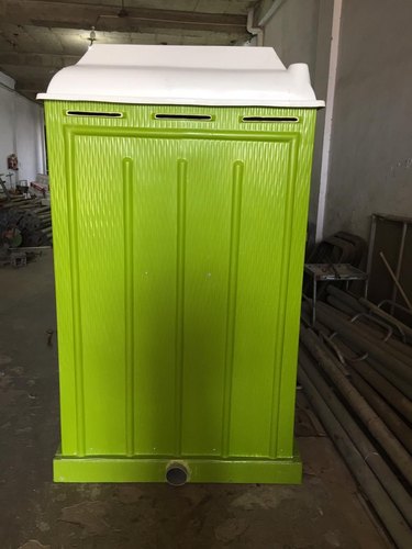 FRP Mobile Toilet, for Outdoor, Color : Green