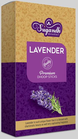 Lavender Bambooless Dry Dhoop Sticks, for Worship