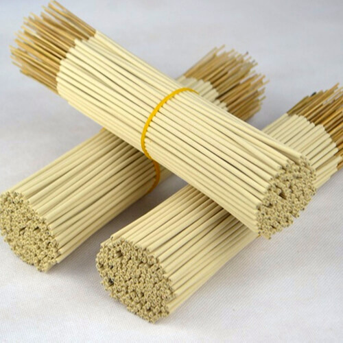 White Raw Incense Sticks, for Worship, Length : 8 Inch