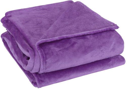 Plain Fleece Blanket, for Double Bed, Packaging Type : Plastic Packet