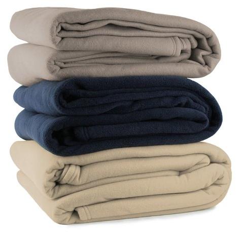 Plain Wooden Polar Woolen Blanket, Packaging Type : Plastic Packet