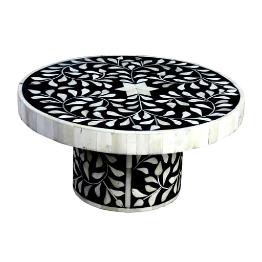 Mother of Pearl Inlay Cake Stand