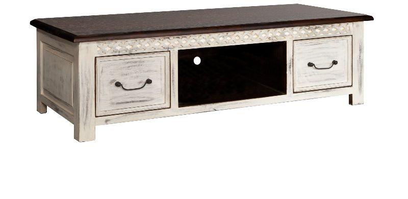 135x60x40 cm Mango Acacia Wood TV Unit