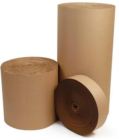 Brown Corrugated Rolls