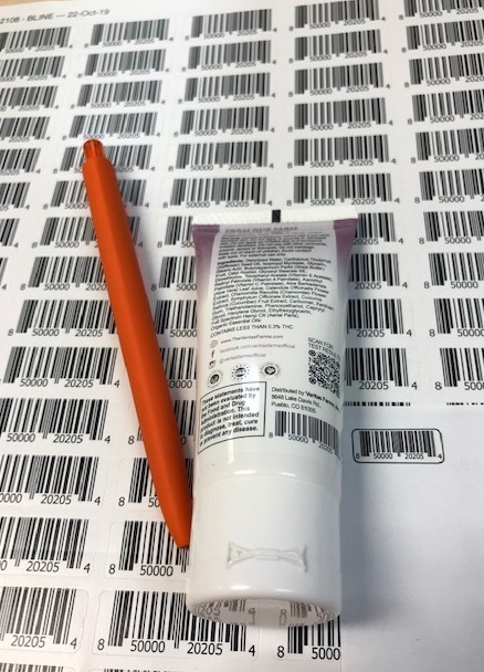 Cosmetics Barcode Labels
