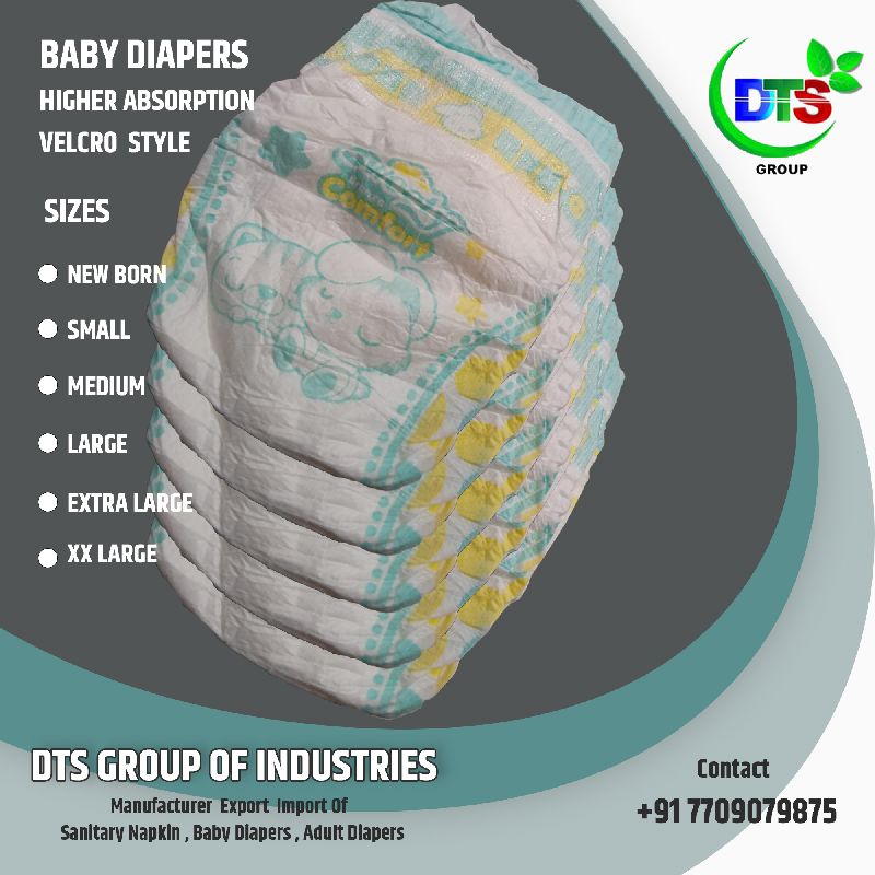 Baby Diapers Velcro