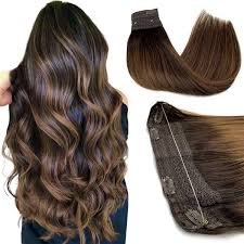 Brown Hair Extension, for Parlour, Personal, Gender : Female