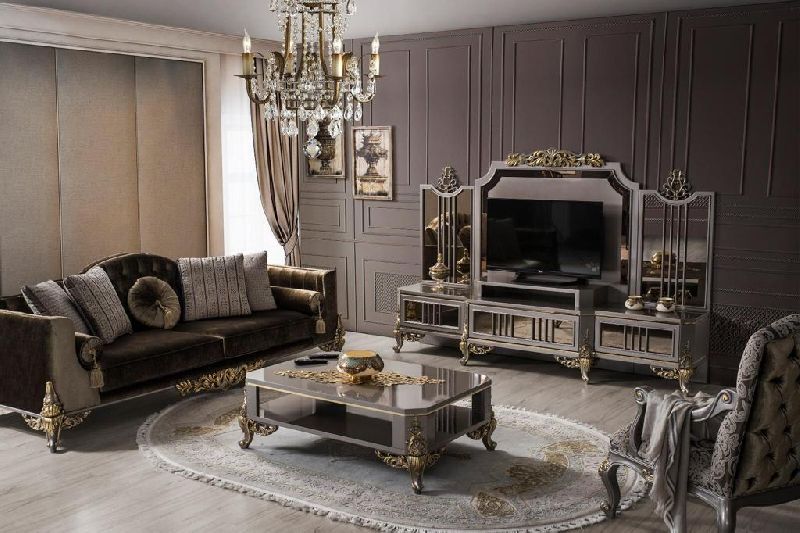 Polished Turkish Sofa Set, Size : Multisizes
