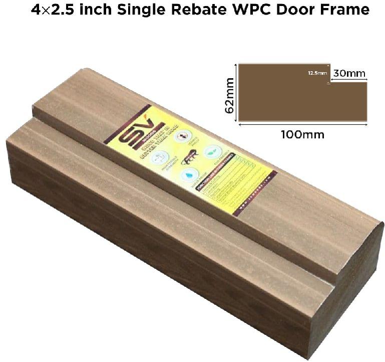 4x2.5 Inch Single Rebate WPC Door Frames
