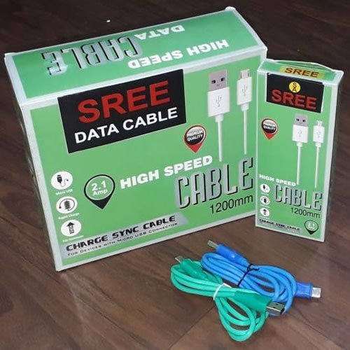 Sree High Speed Data Cable, Cable Length : 1200mm