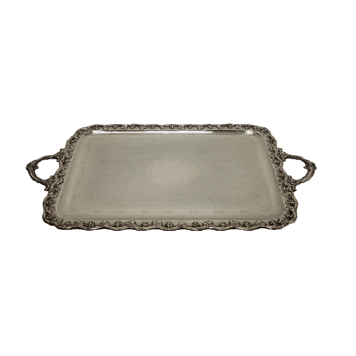 Polished Brass Tray, for Serving, Style : Traditional - ELEGANT DESIGNS ...