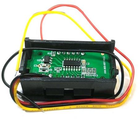 Digital DC Voltmeter, Dimension : 120x75mm