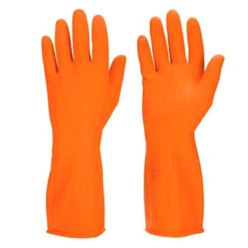 Plain Rubber surgical gloves, Size : M