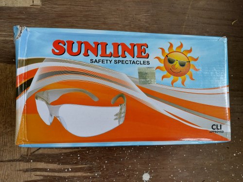Safety goggles, Color : White