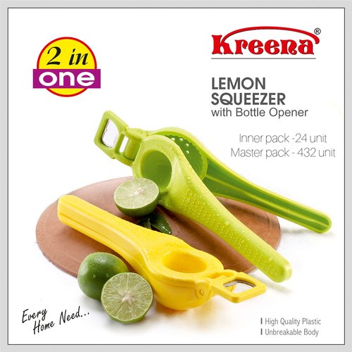 Plastic Lemon Squeezer, Color : Green