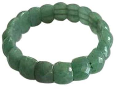 Polished Green Stone Bracelet, Size : 3.5 Inch