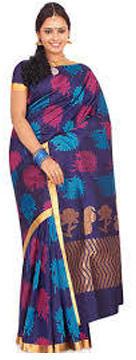 Ladies printed Silk Sarees, Saree Length : 6 m (with blouse piece)