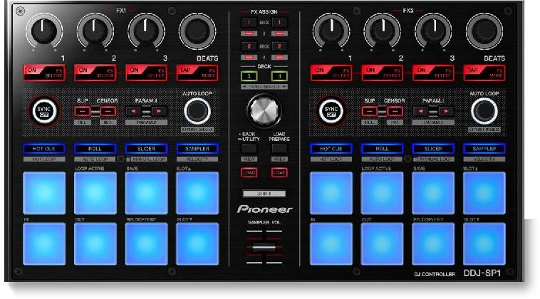 Pioneer DDJ-SP1 DJ Controller, for Party, Small Event, Length : 178.7 mm