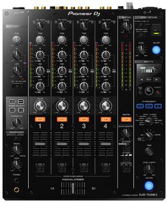 Pioneer DJM-750MK2 DJ Mixer, Color : Black