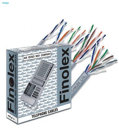 Finolex Telephone Cable, Feature : High Speed Data Transfer, Low Attenuation, Low Cross Talk