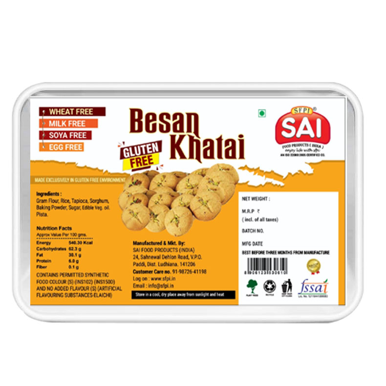 Besan Khatai gluten free