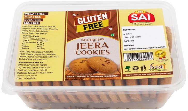  Crunchy Multigrain Jeera Cookies, Shelf Life : 3months
