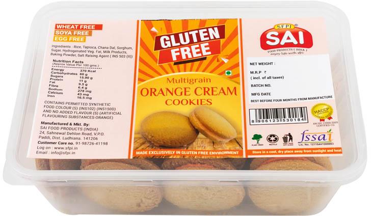 Orange Cream Cookies gluten free