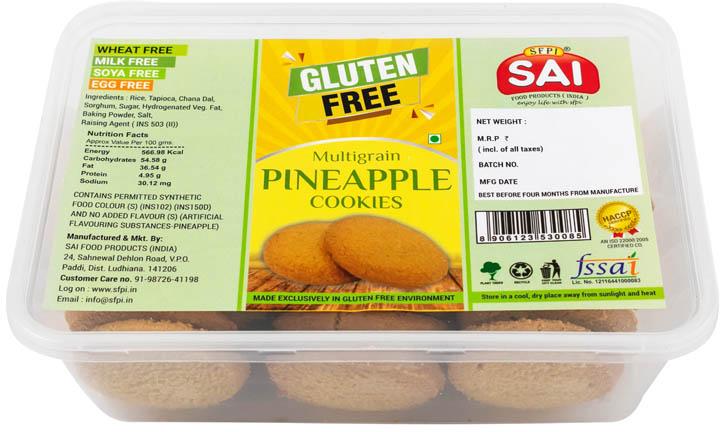 Pineapple Cookies gluten free