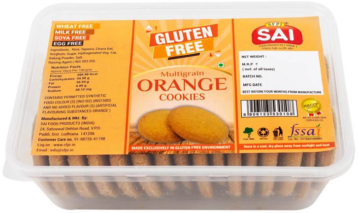 Crunchy Multigrain Orange Cookies, Certification : FSSAI Certified