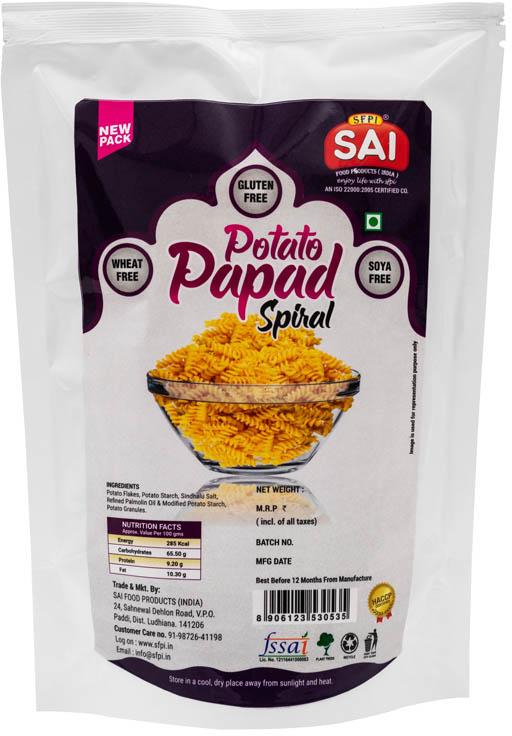 Spiral Potato Papad