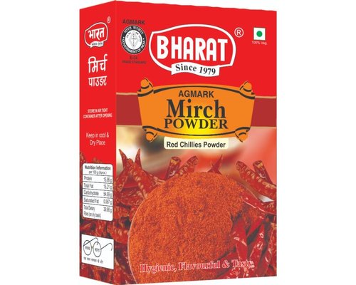 Bharat red chilli powder, Packaging Type : Box