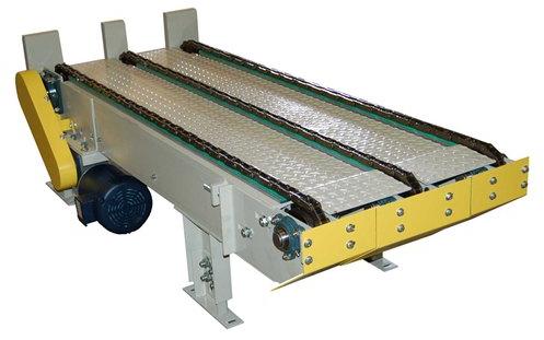 Stainless Steel Chain Conveyor, Material Handling Capacity : 100 kg/ft