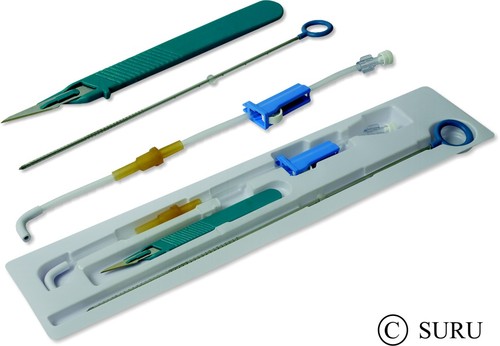 Stainless steel Peritoneal Dialysis Catheter Kit