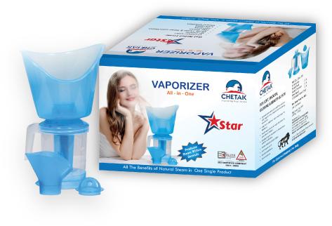 Plastic Steamer And Vaporizer, Color : Blue