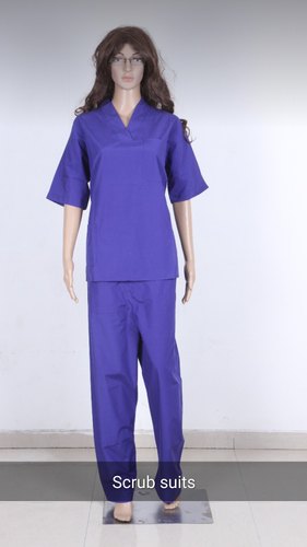 Doctor Scrub Suit, for Clinical, Hospital, Feature : Anti-Wrinkle, Comfortable, Easily Washable, Fad Less Color