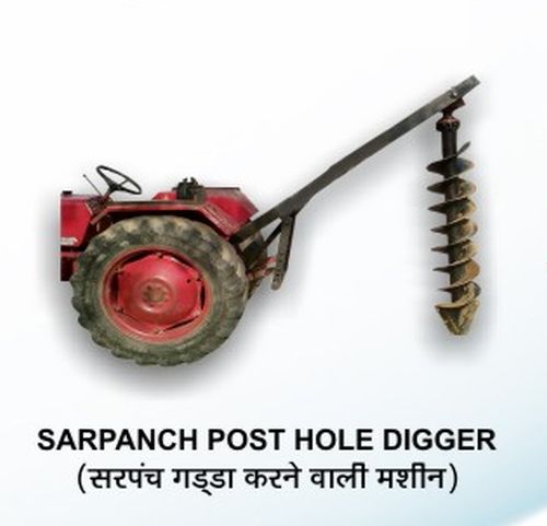 Electric Manual Sarpanch Post Hole Digger, for Agricultural, Voltage : 220V