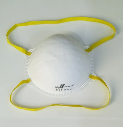 N95 Mask without Valve, Color : White