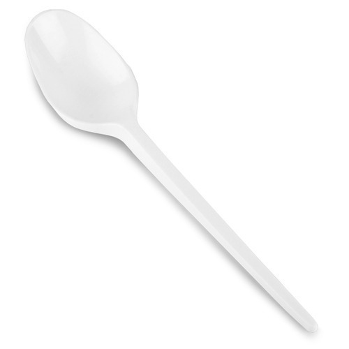 Plastic Spoon, Packaging Size 10, 14, 13, 12, Color White at Best