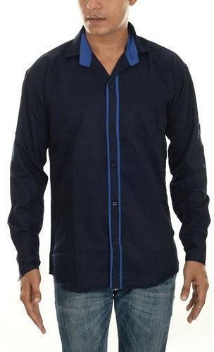 Mens Casual Plain Shirt