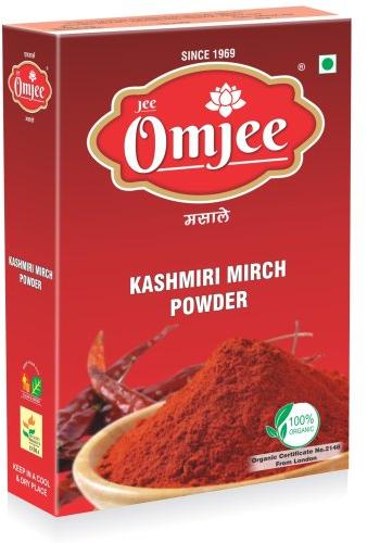Kashmiri Chilli Powder, Packaging Size : 100 Gm
