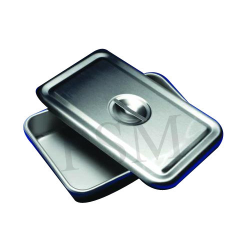 Stainless steel Instrument Tray with Cover, Feature : clean