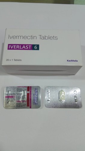Iverlast-6 Ivermectin Tablets, Packaging Type : Strips
