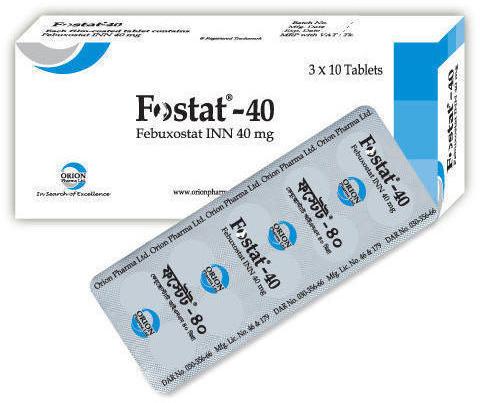 Uricostat Tablet, Packaging Type : Box