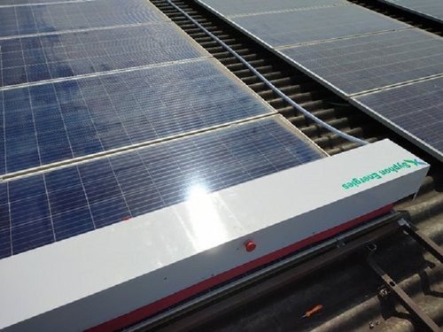 Semi Automatic Solar Panel Cleaning System