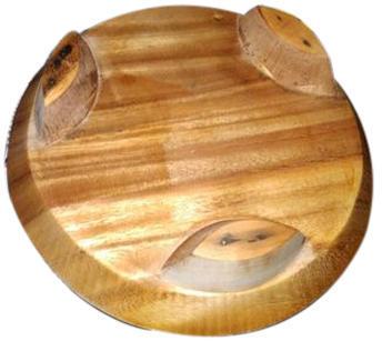 Wooden Chakla, Shape : Round